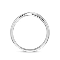 vDam Ring Gedraaid Zilver Gerhodineerd 1340654 Maat 17¼