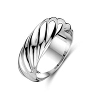 vDam Ring Gedraaid Zilver Gerhodineerd 1340657