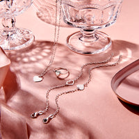 vDam Ring Hart Synth Opaal Zilver Gerhodineerd 1336337 Maat 18½