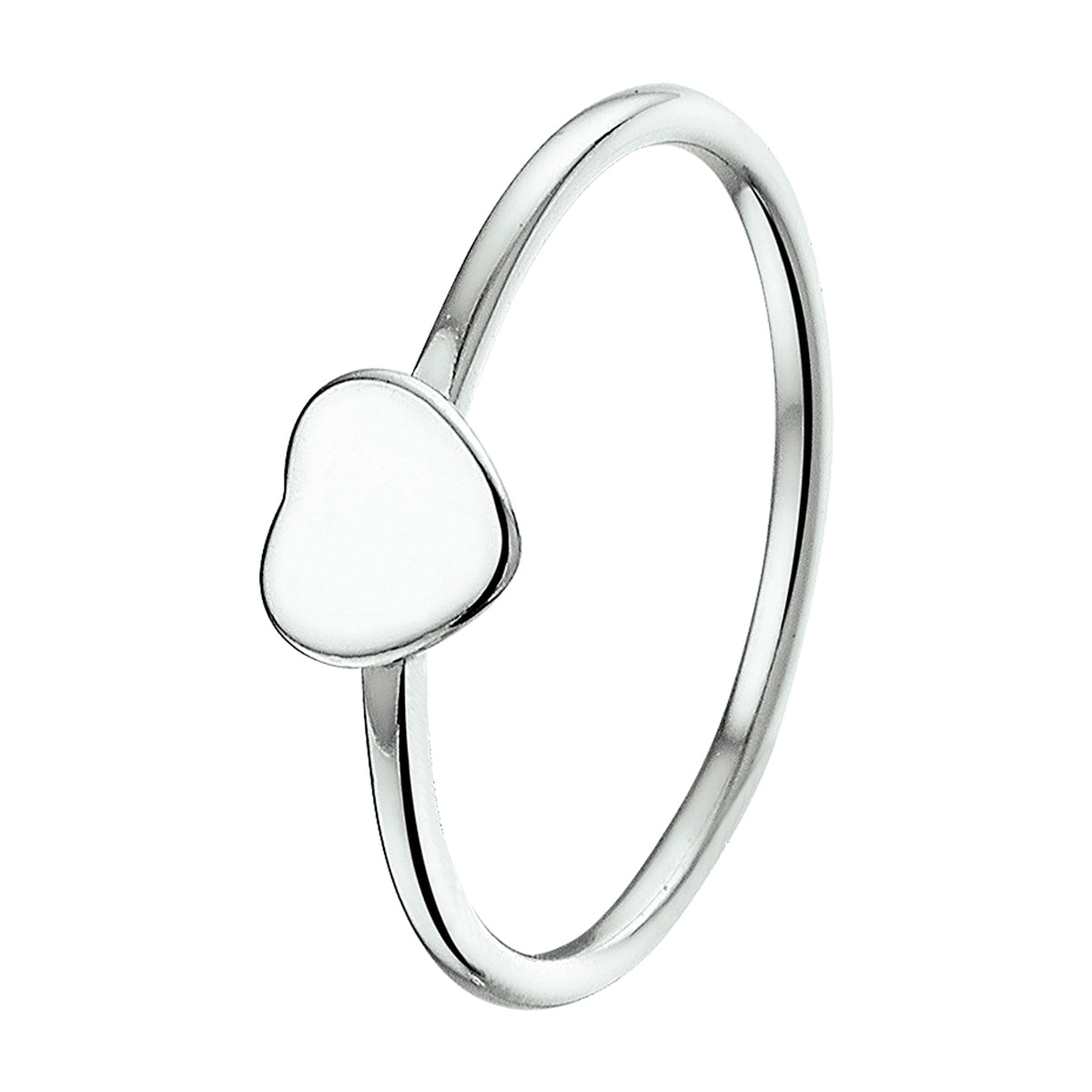 vDam Ring Hart Zilver Gerhodineerd 1325098
