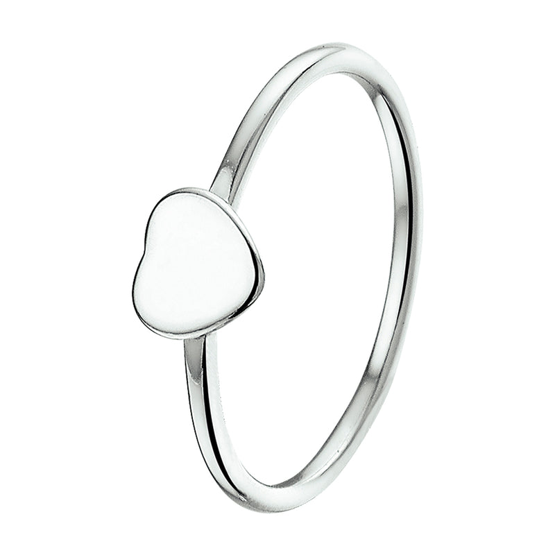 vDam Ring Hart Zilver Gerhodineerd 1325098