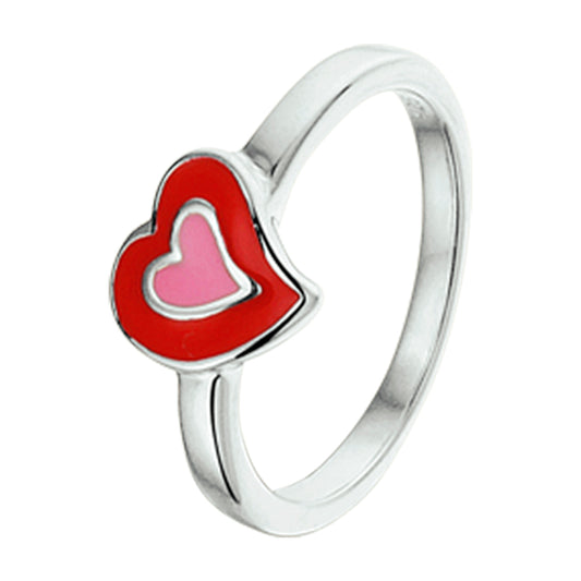 vDam Ring Hart Zilver Gerhodineerd 1327225
