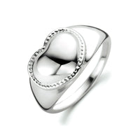 vDam Ring Hart Zilver Gerhodineerd 1335023