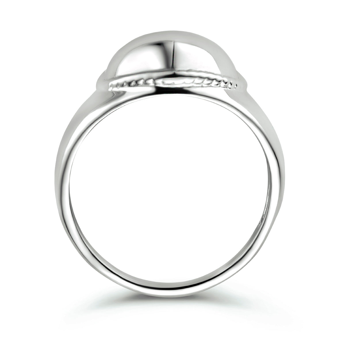 vDam Ring Hart Zilver Gerhodineerd 1335023 Maat 17¼