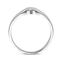 vDam Ring Hart Zilver Gerhodineerd 1337129 Maat 18½