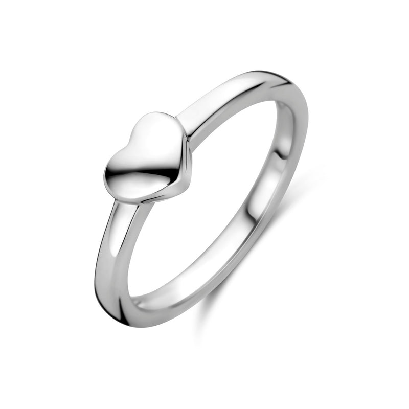 vDam Ring Hart Zilver Gerhodineerd 1338083