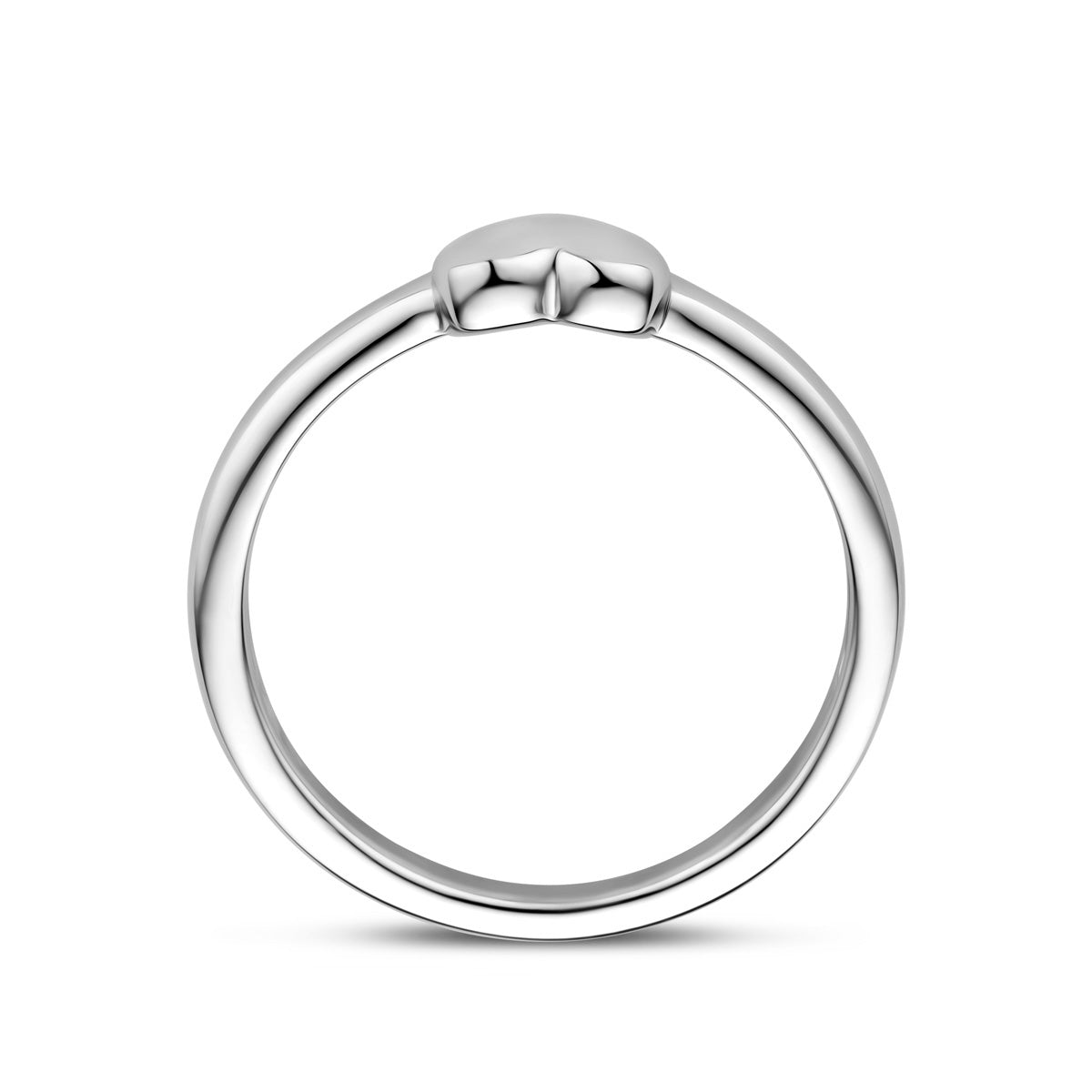 vDam Ring Hart Zilver Gerhodineerd 1338083 Maat 14