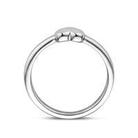 vDam Ring Hart Zilver Gerhodineerd 1338084 Maat 14½