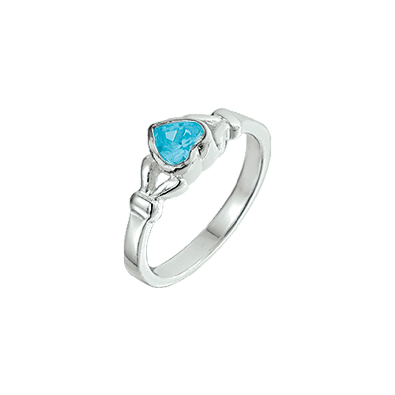 vDam Ring Hart Zirkonia Zilver Wit 1014909