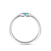 vDam Ring Hartje Hondenpoten Zilver Gerhodineerd Maat 1341460 Maat 13