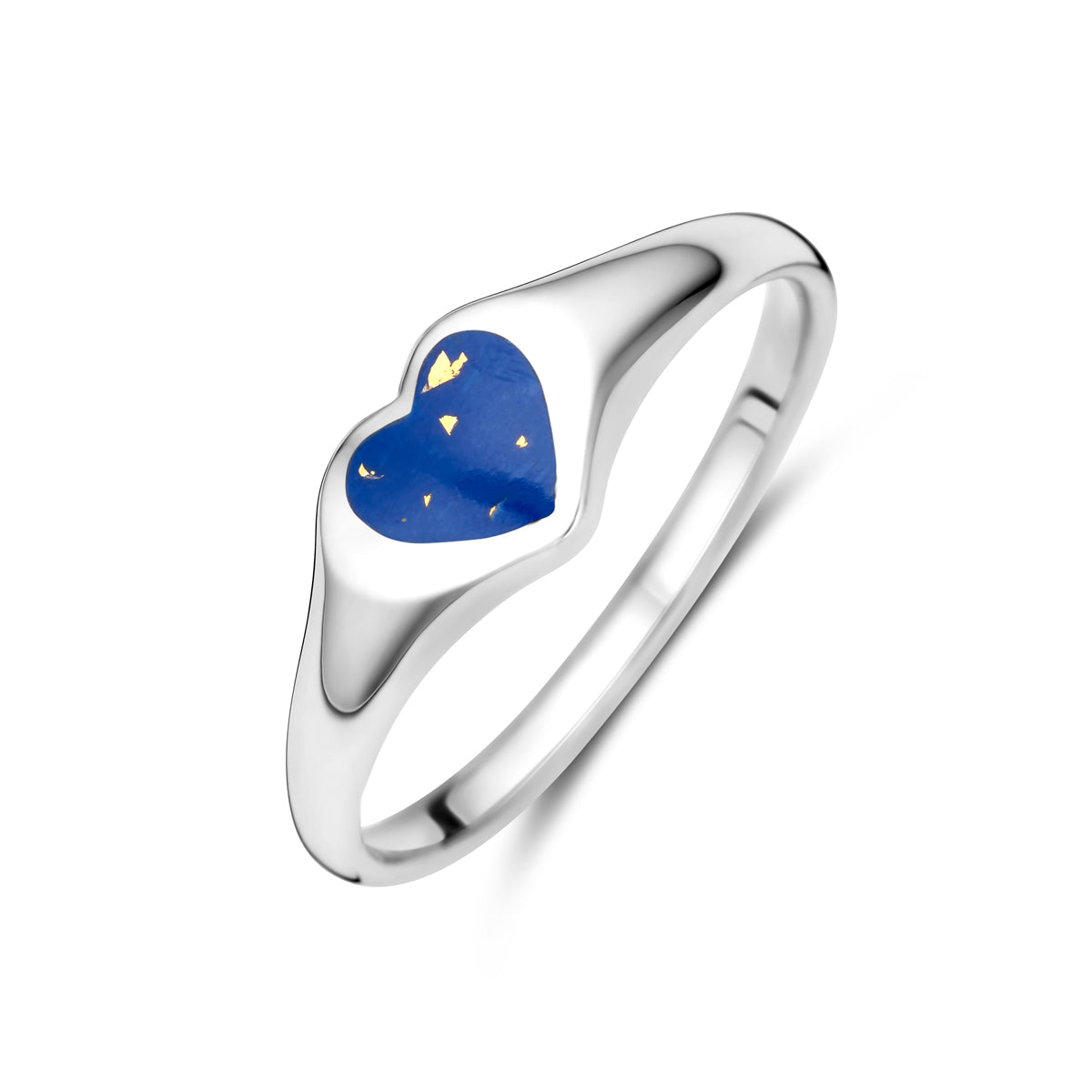 vDam Ring Hartje Lapis Zilver Gerhodineerd 1338863