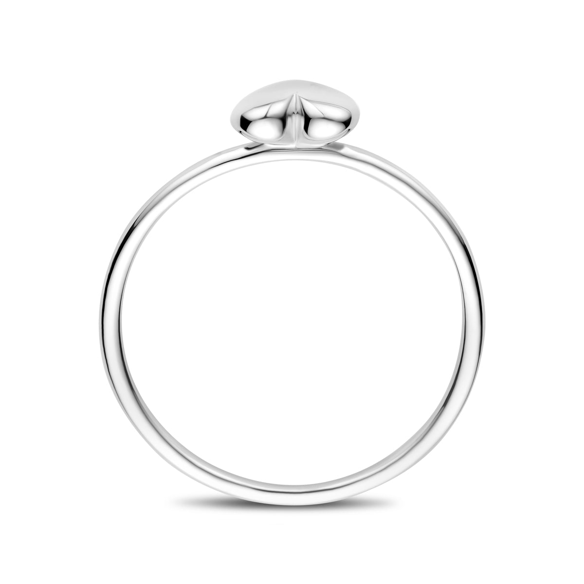 vDam Ring Hartje Zilver Gerhodineerd 1339921 Maat 17¼