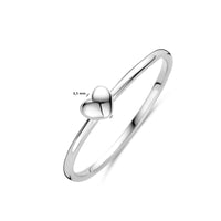 vDam Ring Hartje Zilver Gerhodineerd 1339959 Maat 17¼