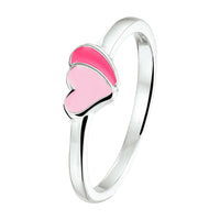 vDam Ring Hartjes Zilver Gerhodineerd 1328191