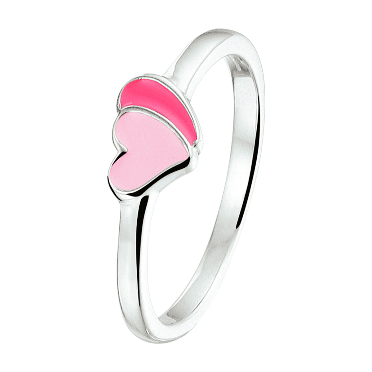 vDam Ring Hartjes Zilver Gerhodineerd 1328194