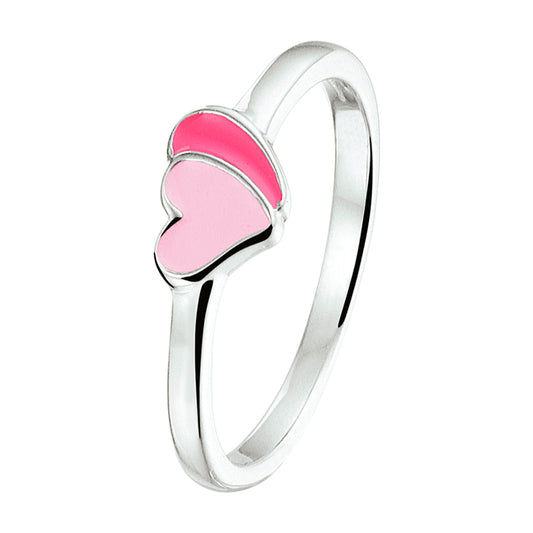vDam Ring Hartjes Zilver Gerhodineerd 1328194