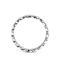 vDam Ring Hartjes Zilver Gerhodineerd 1341759 Maat 17¾