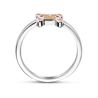 vDam Ring Hond Zilver Gerhodineerd 1335613 Maat 15½