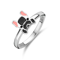 vDam Ring Hond Zilver Gerhodineerd 1335614