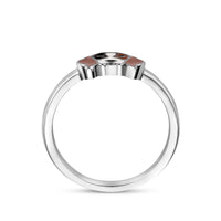 vDam Ring Hond Zilver Gerhodineerd 1341454 Maat 15