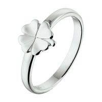 vDam Ring Klaver Zilver Gerhodineerd 1332053