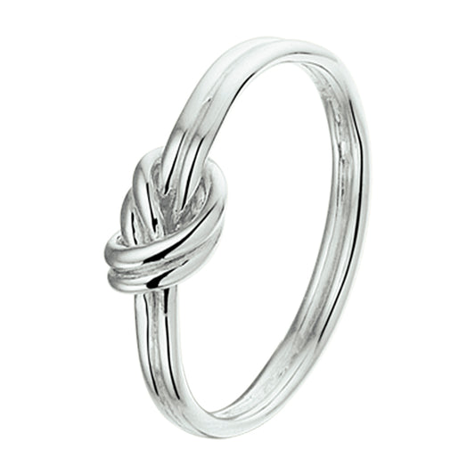 vDam Ring Knoop Zilver Gerhodineerd 1325855