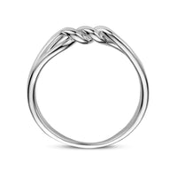 vDam Ring Knoop Zilver Gerhodineerd 1335333 Maat 16½