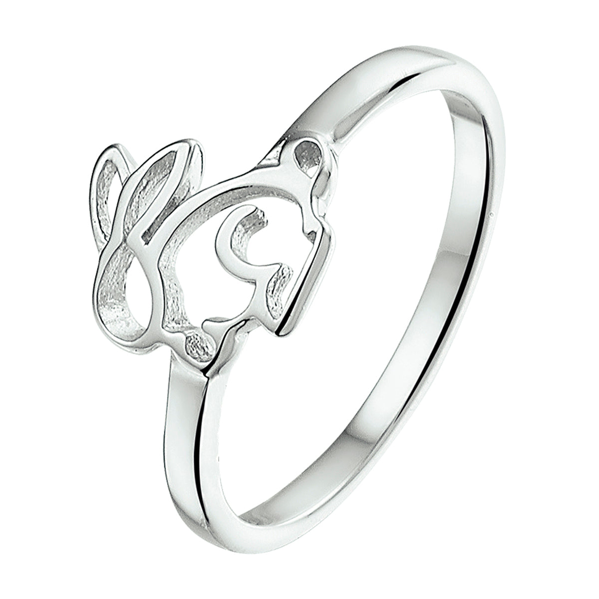 vDam Ring Konijn Zilver Gerhodineerd 1325973