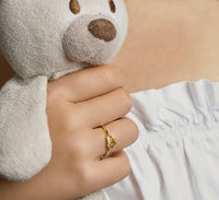 vDam Ring Kroon Zirkonia Zilver Gerhodineerd Maat 1328198 Maat 13