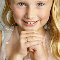 vDam Ring Kroon Zirkonia Zilver Gerhodineerd 1328201 Maat 14½