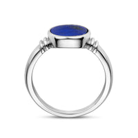 vDam Ring Lapis Zilver Gerhodineerd 1336860 Maat 16