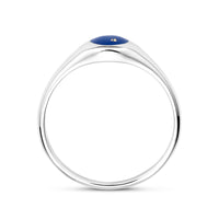 vDam Ring Lapis Zilver Gerhodineerd 1338844 Maat 16
