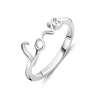 vDam Ring Love Zilver Gerhodineerd 1339794