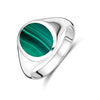 vDam Ring Malachiet Zilver Gerhodineerd 1338889