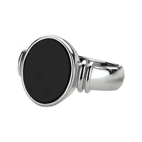 vDam Ring Onyx Zilver Gerhodineerd 1328716 Maat 20¼