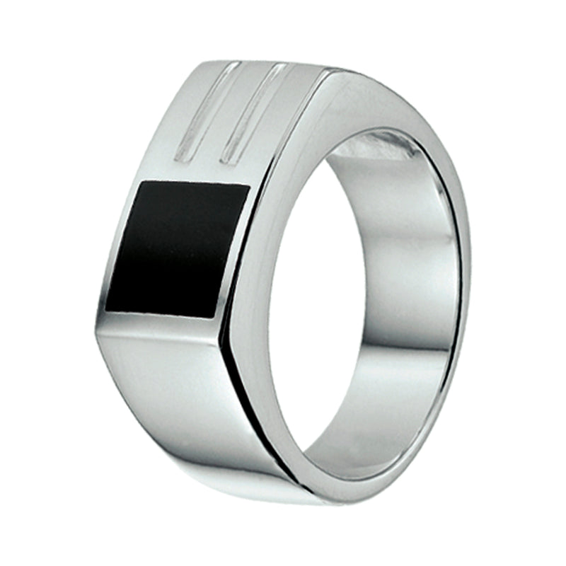 vDam Ring Onyx Zilver Wit 1015217