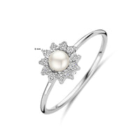 vDam Ring Parel En Zirkonia Zilver Gerhodineerd 1339707 Maat 16½