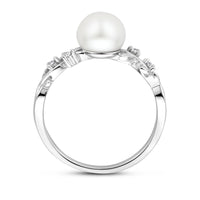 vDam Ring Parel En Zirkonia Zilver Gerhodineerd 1339778 Maat 17¾