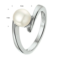 vDam Ring Parel Zilver Gerhodineerd 1327058 Maat 16½