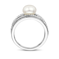 vDam Ring Parel Zilver Gerhodineerd 1336774 Maat 16½