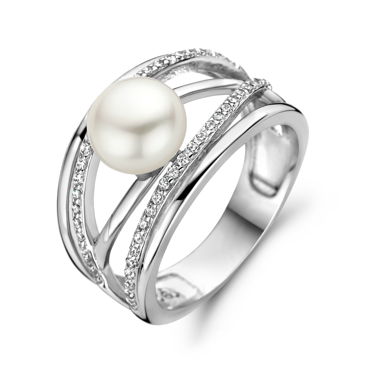 vDam Ring Parel Zilver Gerhodineerd 1336776