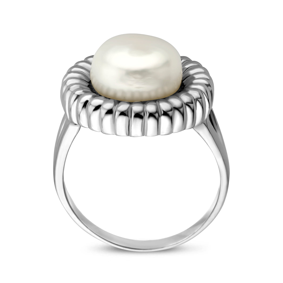 vDam Ring Parel Zilver Gerhodineerd 1341108 Maat 16½