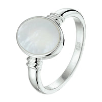 vDam Ring Parelmoer Zilver Gerhodineerd 1328103