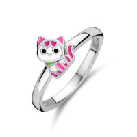 vDam Ring Poes Zilver Gerhodineerd 1335597