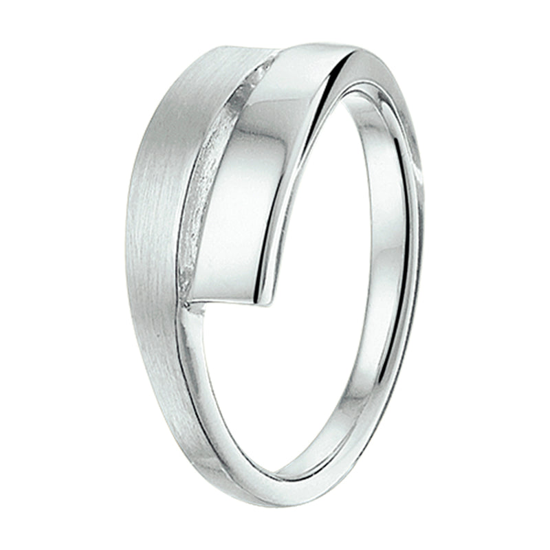 vDam Ring Poli/mat Zilver Gerhodineerd 1325334