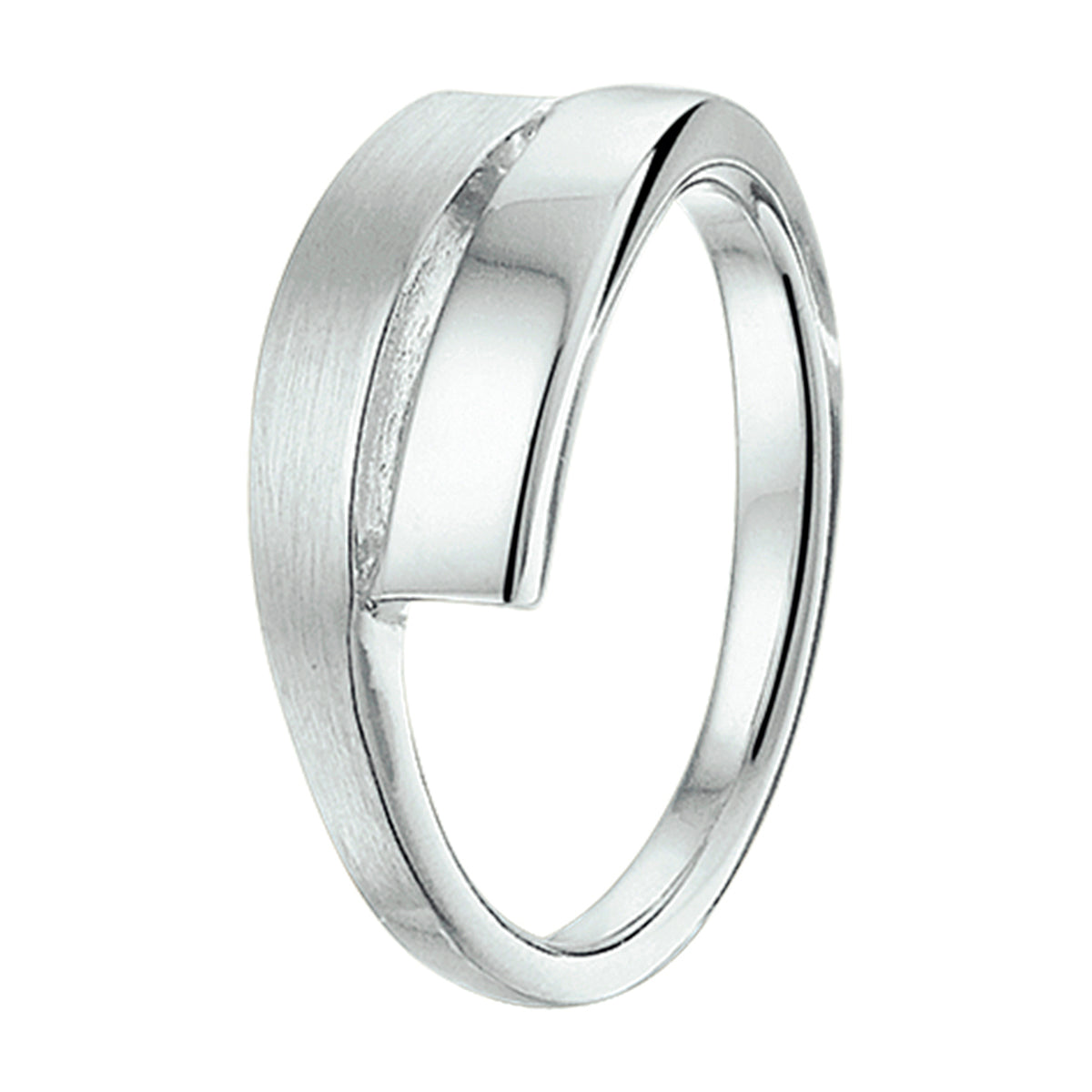 vDam Ring Poli/mat Zilver Gerhodineerd 1325336