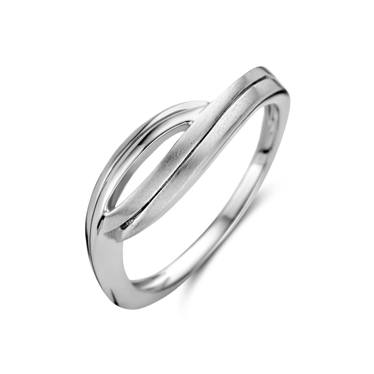 vDam Ring Poli/mat Zilver Gerhodineerd 1335324