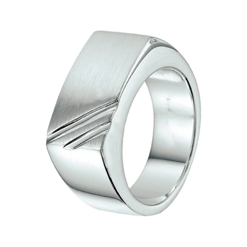 vDam Ring Poli/mat Zilver Gerhodineerd 1337928