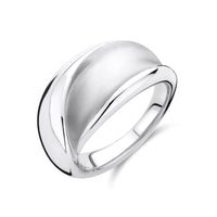 vDam Ring Poli/mat Zilver Gerhodineerd 1340834