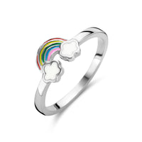 vDam Ring Regenboog Zilver Gerhodineerd 1336214